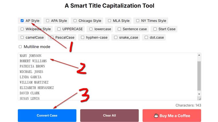 How to Do Title Case in Excel:step 5